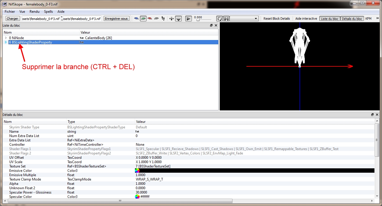 Modification du format nif